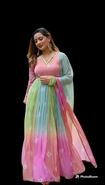 Stylish Gown with dupatta  uploaded by BULK UNSET PCS DEALERS SUPPLIER  on 9/11/2023