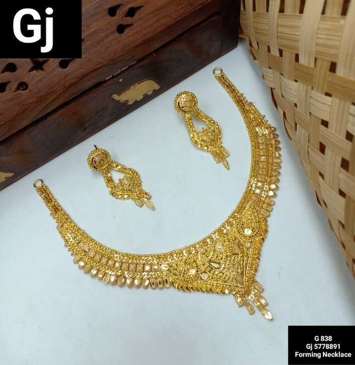 1GM gold Necklace with Tops uploaded by  KFashion Forming Jewellery on 3/21/2021