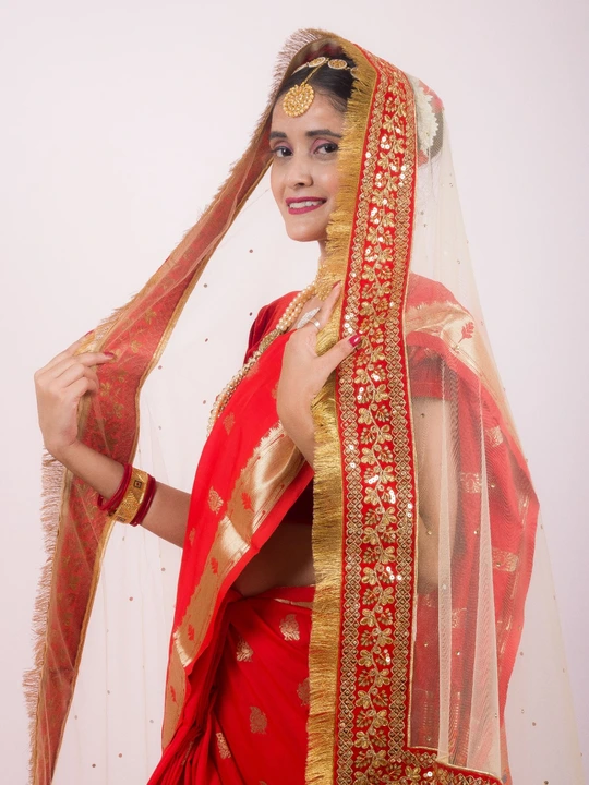 Bridal Wedding Dupatta  uploaded by DRJ Sarees on 9/12/2023