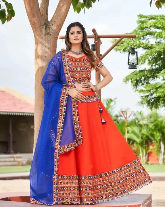 Attractive Beautiful Mirror Work Lehenga For Women

 Color:  Multicoloured

 Fabric:  Cotton

 Type: uploaded by Timeless Trends  on 9/12/2023
