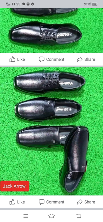 Leather formal a/m alert sole uploaded by Shyam foot wear co on 9/12/2023