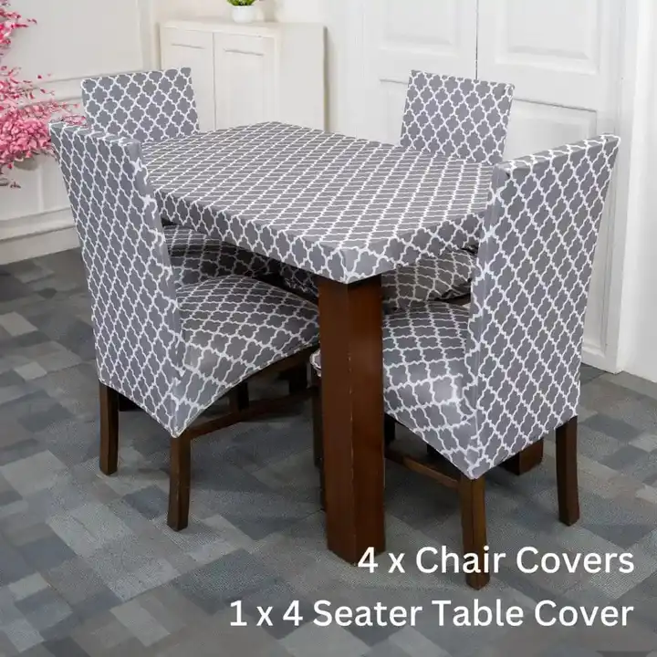 4 seater elastic dining set covers uploaded by business on 9/12/2023