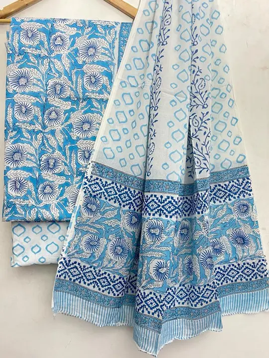Cotton dress material available now  uploaded by COTTON FABRICS on 9/12/2023