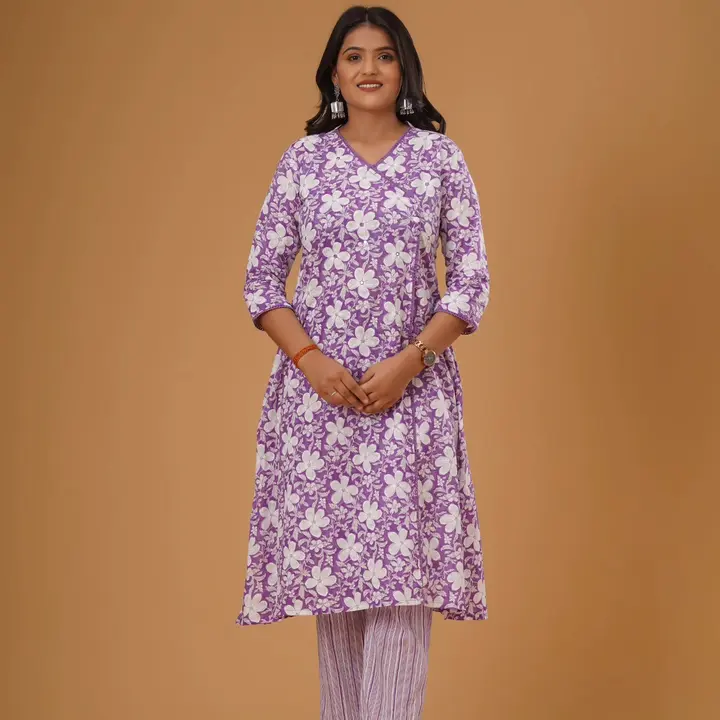 Purple Angrakha 3 piece set  uploaded by K And K manufacturer on 9/12/2023