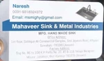 Business logo of Mahaveer sink metal industries