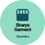 Business logo of Sharya garment