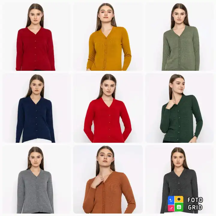 ladies sweater v-neck  uploaded by business on 9/12/2023