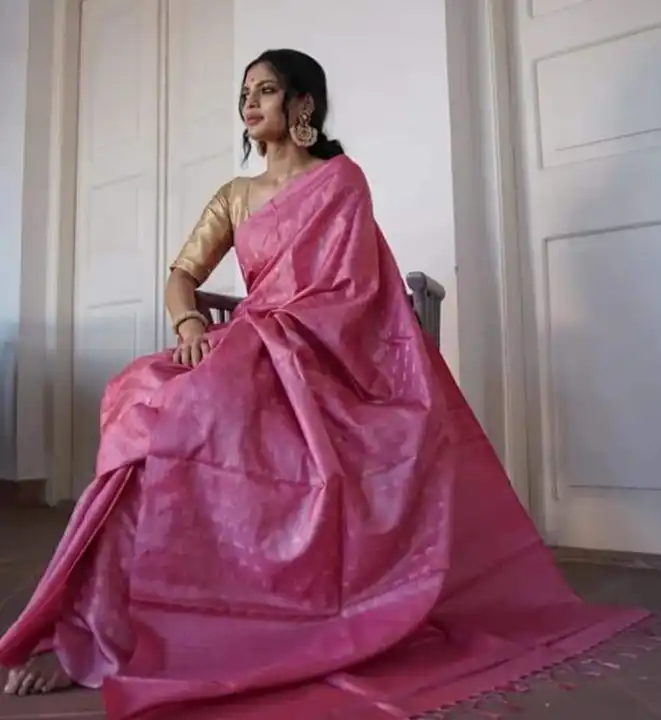 Semi tusar silk saree uploaded by WeaveMe India on 9/12/2023