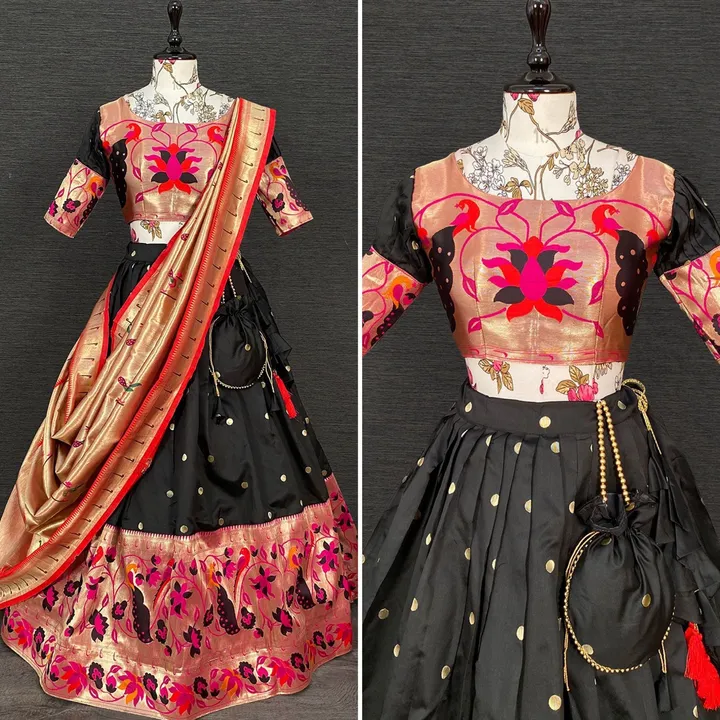 Paithani Lehenga  uploaded by SAMARTH PAITHANI WHAT'S UP 8087211077 on 9/12/2023