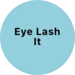 Business logo of Eye lash it