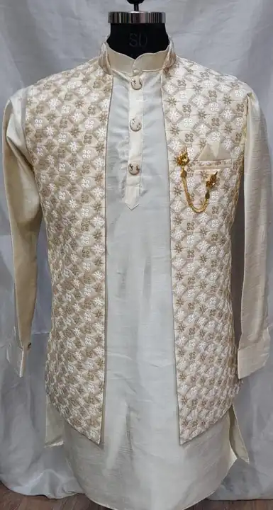 Long koti kurta pant uploaded by Sultan garments on 9/13/2023