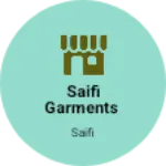 Business logo of Saifi garments