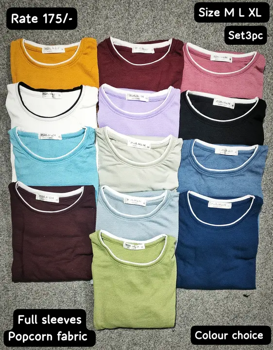 Full sleeves tshirts  uploaded by Manufacturers on 9/13/2023