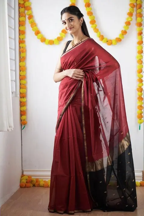 Rich pallu with allover buti design saree  uploaded by DHANANJAY CREATIONS on 9/13/2023