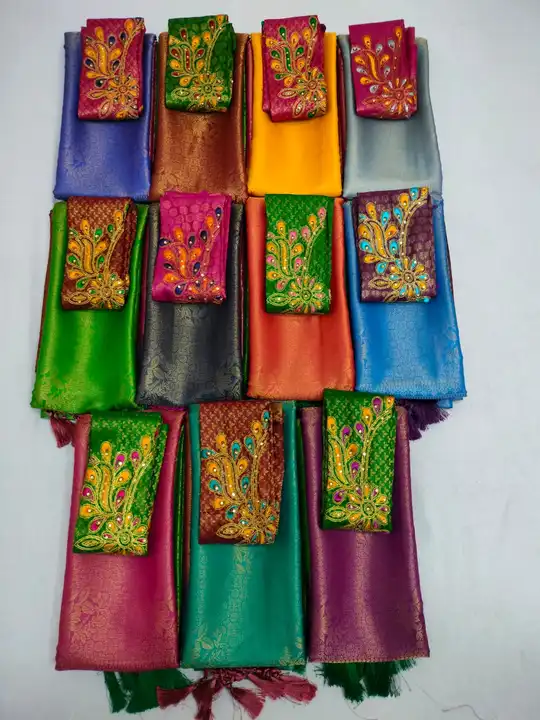 Softly sarees  work blouse  uploaded by business on 9/13/2023