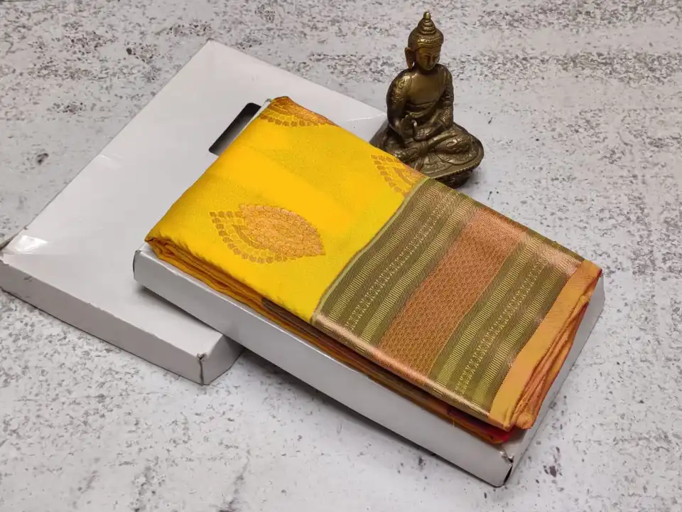 Kanchipuram silk saree uploaded by Guru kripa Enterprise on 9/13/2023