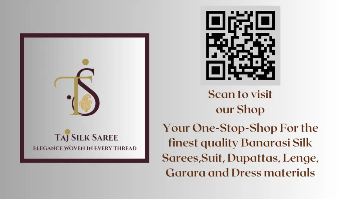 Visiting card store images of Taj Silk Saree
