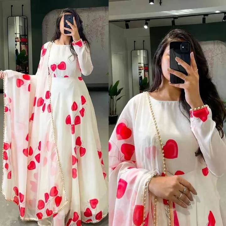 Gown with Dupatta  uploaded by business on 9/13/2023