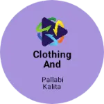 Business logo of Clothing and footwear
