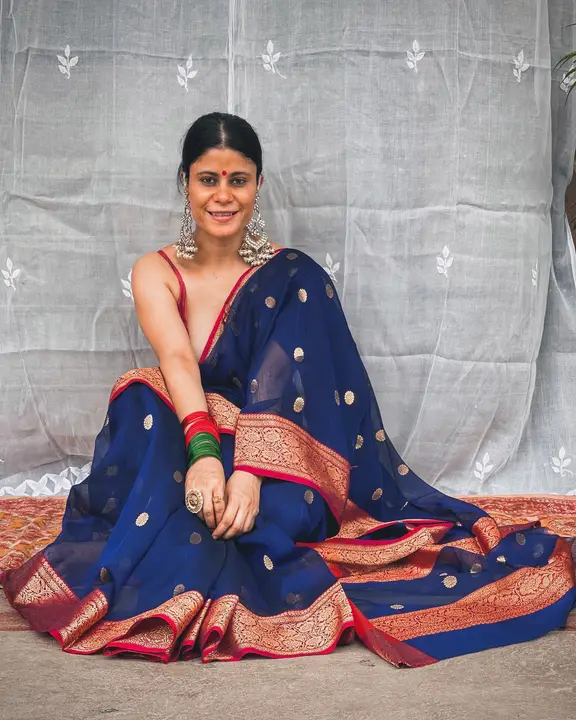 Post image Hey! Checkout my new product called
Chanderi handloom saree .
