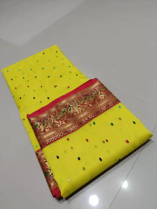 Chanderi handloom saree  uploaded by business on 9/14/2023