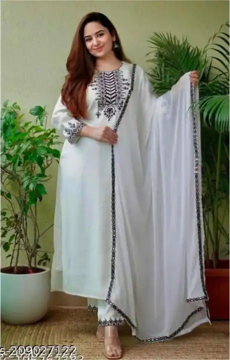 Embroidery kurti  uploaded by Mannat fashion on 9/14/2023