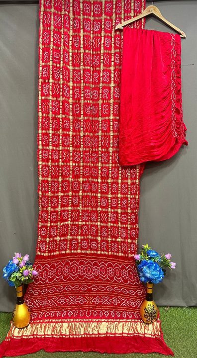 Pure gaji silk saree  uploaded by Kachchh Handicrafts-Bidada on 9/14/2023