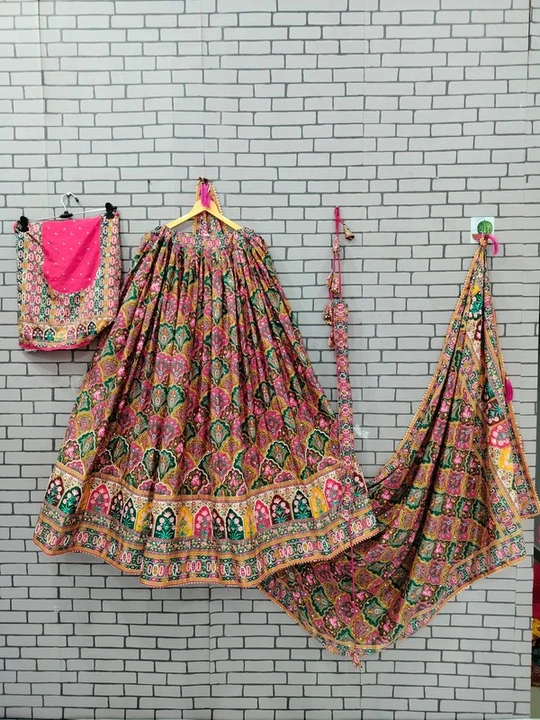 Navratri Festival special lehenga choli  uploaded by 1 Place For All Fashion  on 9/14/2023