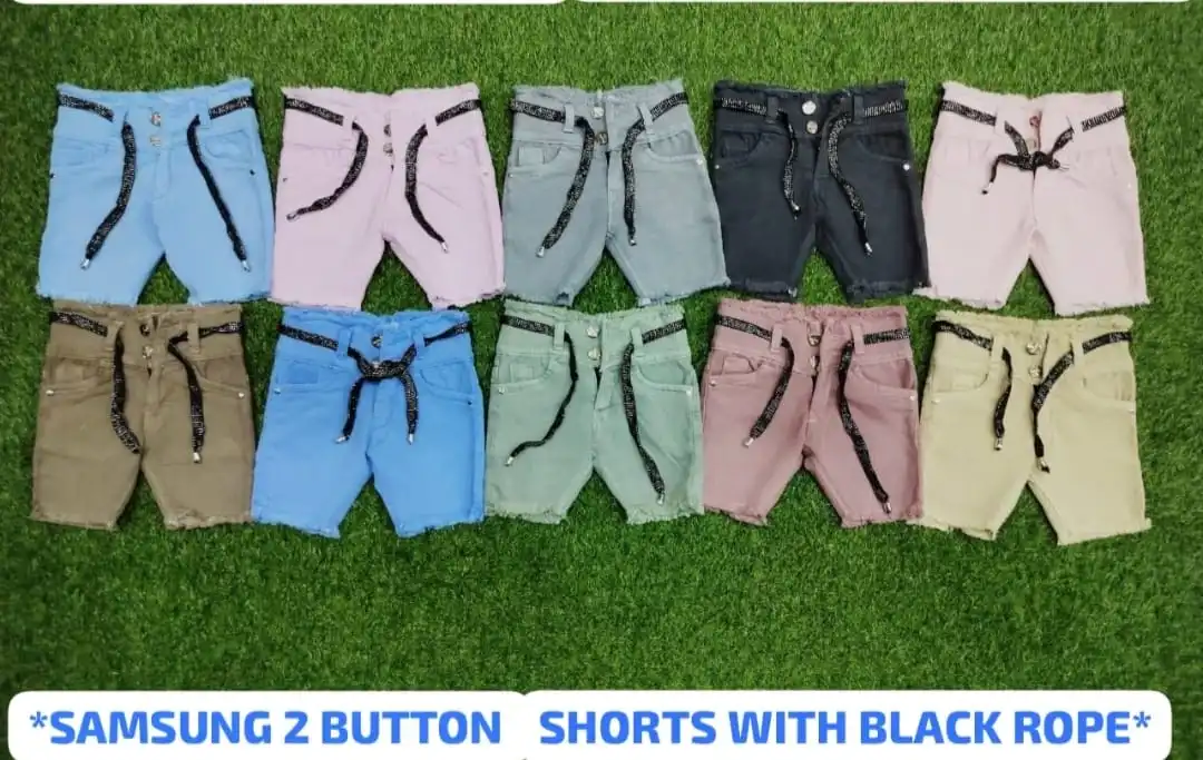 Girls shorts 2 button uploaded by MAMTA COLLECTIONS on 9/14/2023
