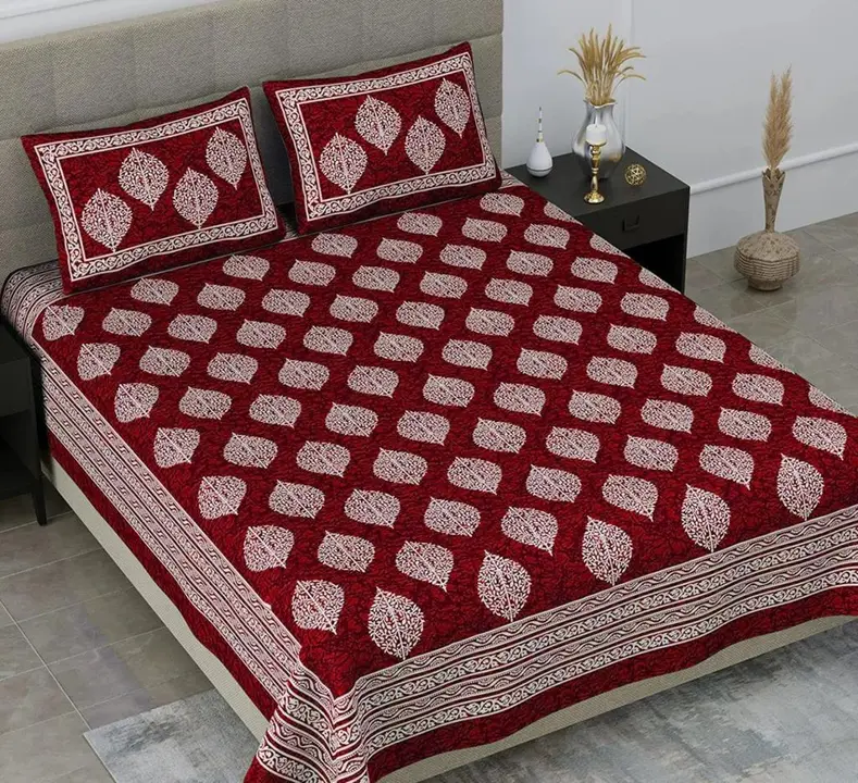 Attractive. Jaipur. Bed sheet. Size 90x100 and. Two Big. Pillow Cover uploaded by Sonya enterprises on 9/14/2023