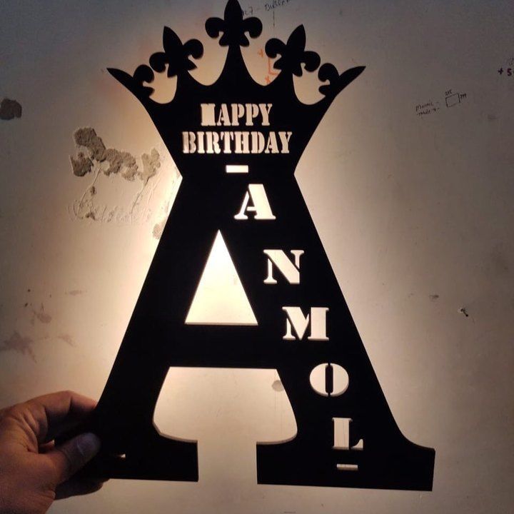 LED BIRTHDAY LETTER - ALL LETTER AVAILABLE CUSTOMISED NAME 😍 uploaded by DUBALS WORLD WIDE on 3/21/2021