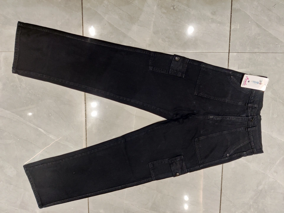 Women's denim cargo pants 👖 uploaded by Sai shraddha manufacturing on 9/14/2023