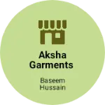 Business logo of Aksha garments