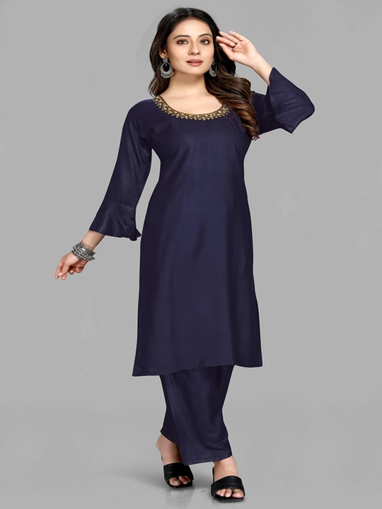 Women Partywear Kurta Set  uploaded by business on 9/14/2023