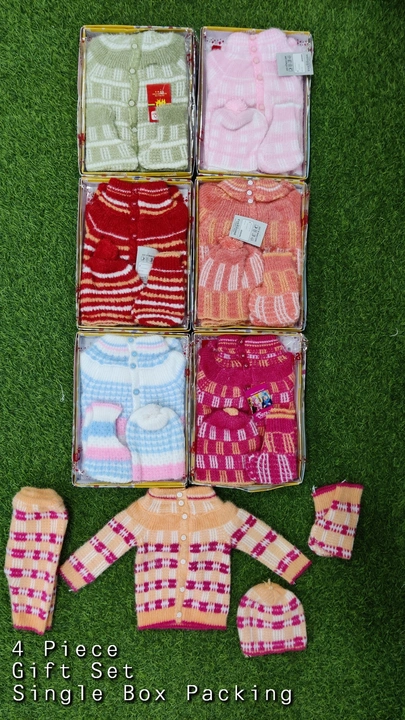 Knitting Woolen 4 Piece Gift Pack Set uploaded by Mahavir Readymade on 9/14/2023