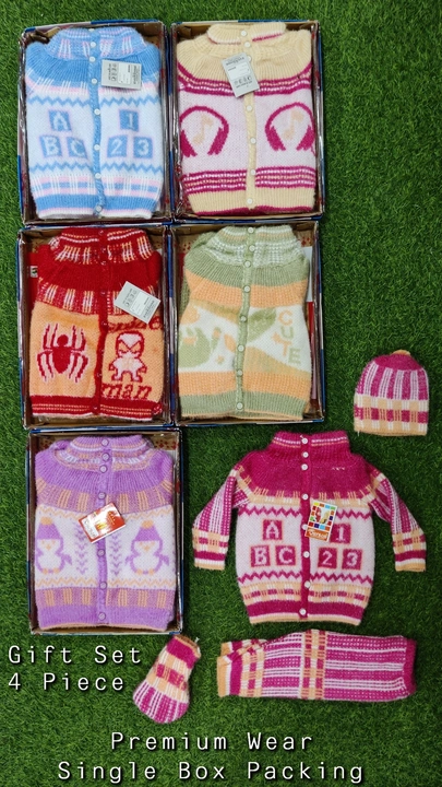 Knitting Woolen 4 Piece Gift Set  uploaded by Mahavir Readymade on 9/14/2023