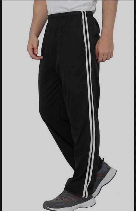 Winters wear fumma Fliz laycra side strip track pants in multi color size.M.L.XL uploaded by business on 9/14/2023