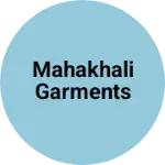 Business logo of Mahakhali garments