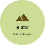 Business logo of B stor