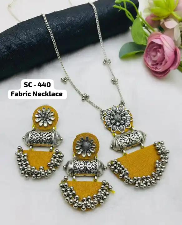 Fabric necklace  uploaded by Shreevari fashion on 9/14/2023