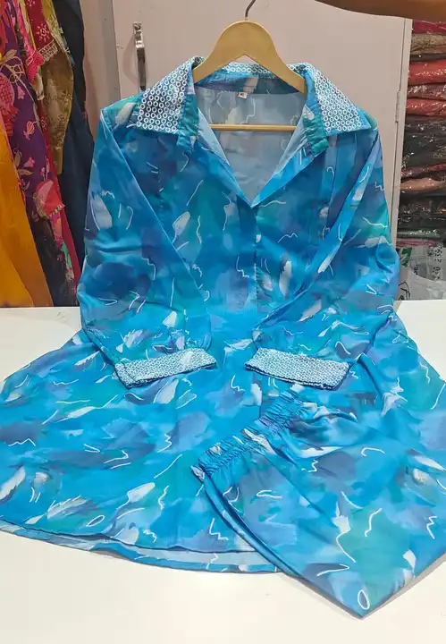 Maslin *New launch*

Enjoy your Summer with our amazing  Printed soft Maslin afgaani co_rd set 🥰
Wi uploaded by Radha Rani creation on 9/14/2023