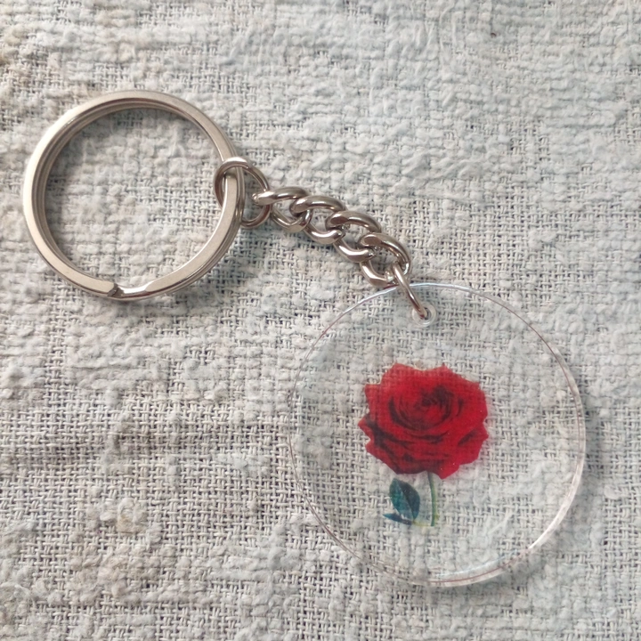 Fancy Crystal Keychains Rose uploaded by Mahadev Traders on 9/14/2023
