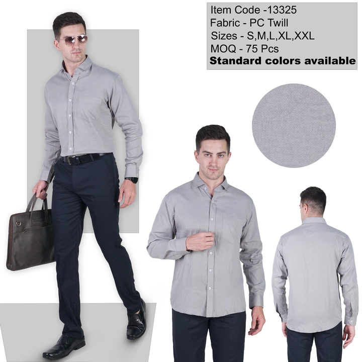 Men formal shirt uploaded by business on 9/14/2023