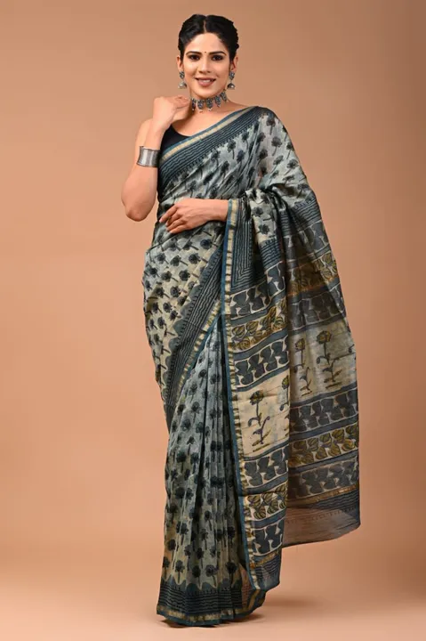Chanderi saree  uploaded by business on 9/15/2023