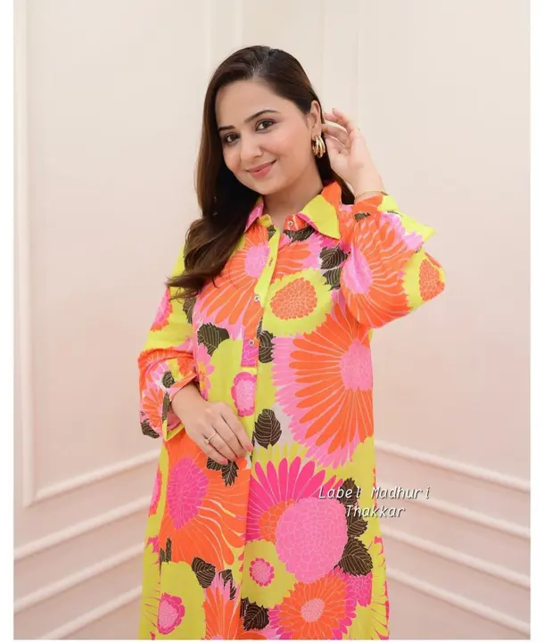 Post image New Launch*
Enjoy your Summer with our Amazing Printed soft Maslin coord set 🥰
With trendy colour.
Stylish coord sets for this Summer which gives you a cool n stylish look with *Kurti &amp; Pant
Kurti febric : *Muslin*
Pent febric : *Reyon*
Very Comfortable &amp; Classy
*Size- M (38),L(40),XL(42),*
**XXL(44), XXXL(46)*