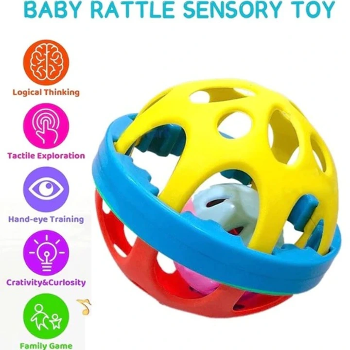 Ball rattle toy for baby pack of 1 uploaded by business on 9/15/2023
