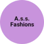 Business logo of A.S.S. fashions based out of Bangalore Rural
