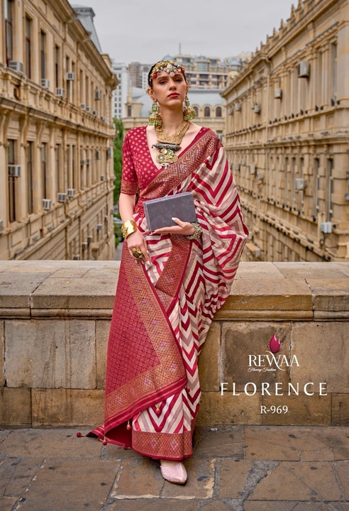 Florence Rewaa Sarees uploaded by Kavya style plus on 9/15/2023
