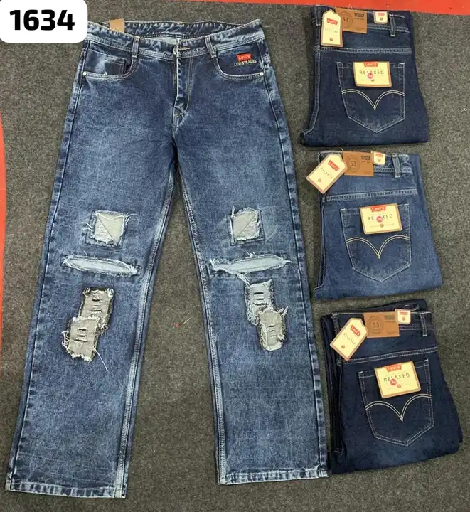 Flat finish straight fit jeans uploaded by Gagan Apparels on 9/15/2023