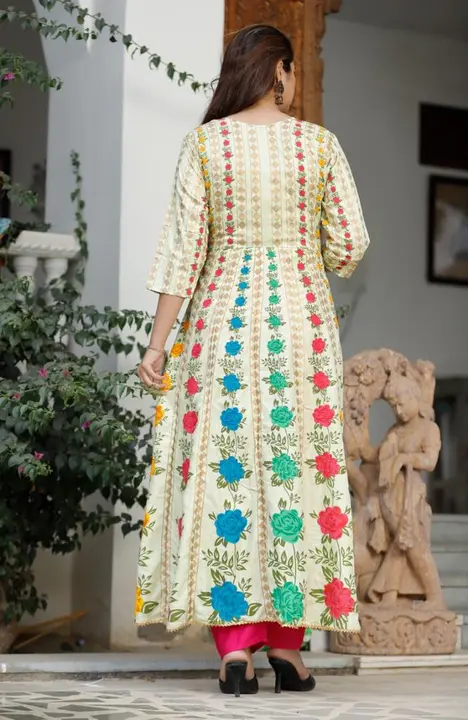 Cotton Rayon dress jaipuri kurti  uploaded by The Cozy Creations  on 9/15/2023
